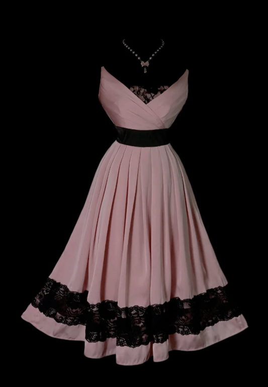 Elegant Pink Short Prom Dress Sweetheart A-Line Hoco Dress Satin Birthday Dress DP06390
