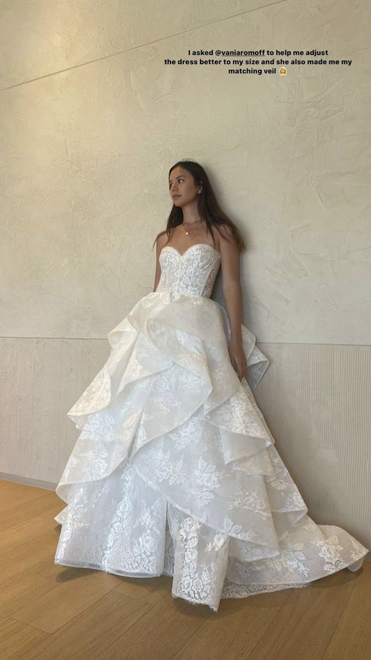 Timeless A-Line White Satin Wedding Dress for Bride DP06592