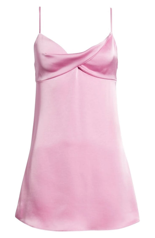 Elegant Pink Short Homecoming Dress Satin Sheath 16th Birthday Dress DP06658