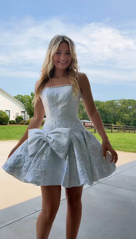 Glamours Green Birthday Dress Sheath Chiffon Hoco Dress DP06857