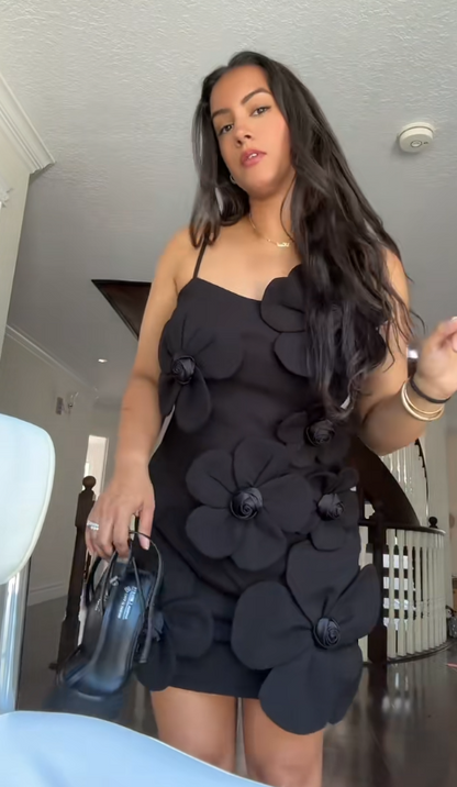 Chic Sheath Short Birthday Dress Black Homecoming Dress DP06901