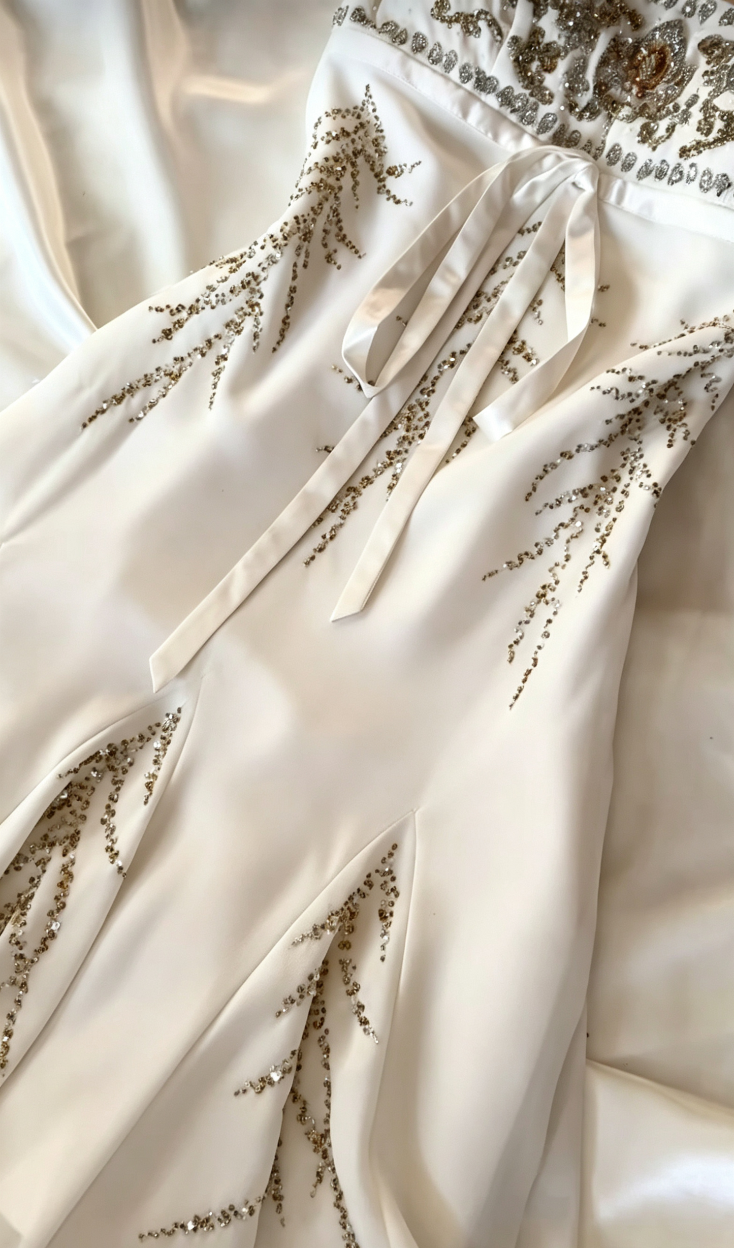 Chic White Short Homecoming Dress Sheath Chiffon Beaded Birthday Dress DP07011