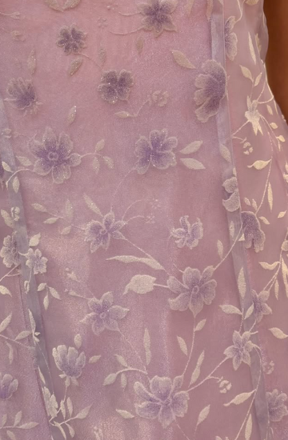 Glamours Light Purple Prom Dress A-Line Tulle Long Evening Dress DP07045