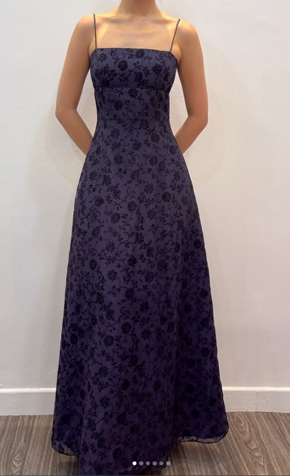 Glamours Dark Purple Prom Dress A-Line Tulle Long Evening Dress DP07046