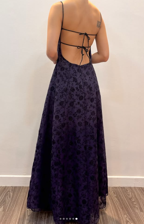 Glamours Dark Purple Prom Dress A-Line Tulle Long Evening Dress DP07046