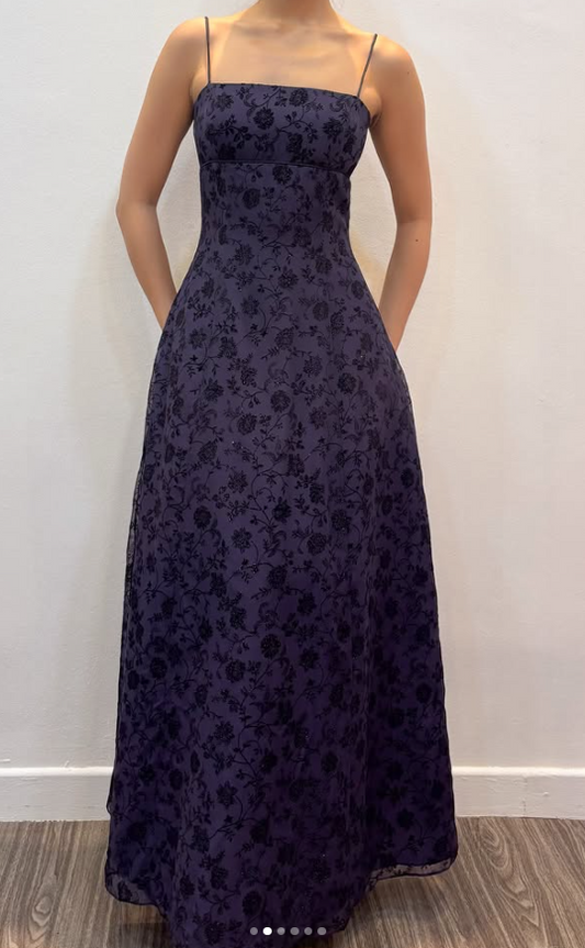 Glamours Dark Purple Prom Dress A-Line Tulle Long Evening Dress DP07046