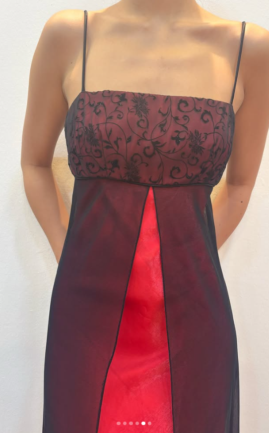Glamours Red Prom Dress Sheath Satin Long Evening Dress DP07048