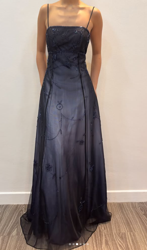 Glamours Grey Prom Dress Sheath Chiffon Long Evening Dress DP07049