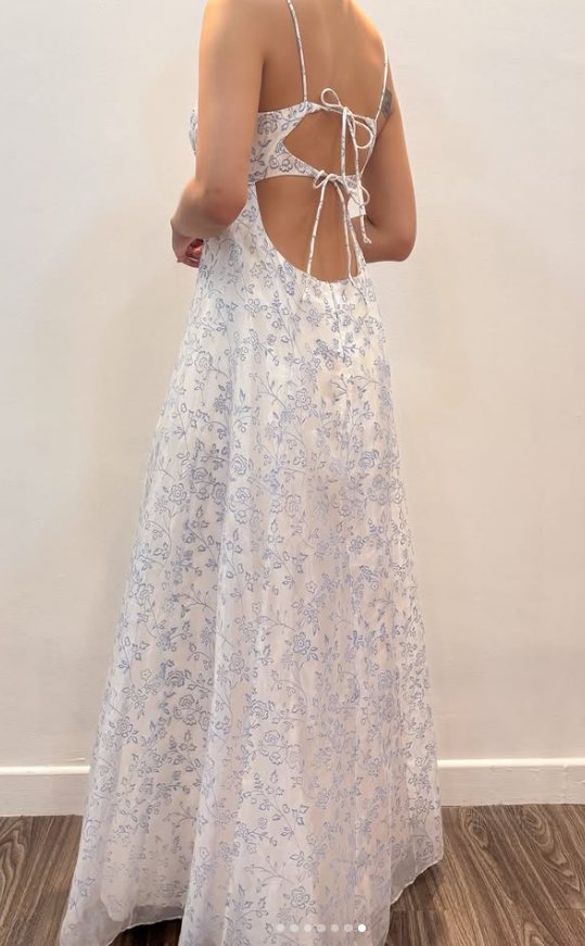 Glamours White Prom Dress A-Line Tulle Long Evening Dress DP07051