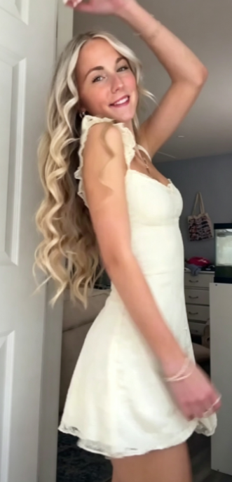 Fashion White Birthday Dress Lace Sheath Short Homecoming Dress DP07108