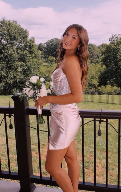 Gorgeous Pink Birthday Dress Sheath Satin Homecoming Dress DP07290
