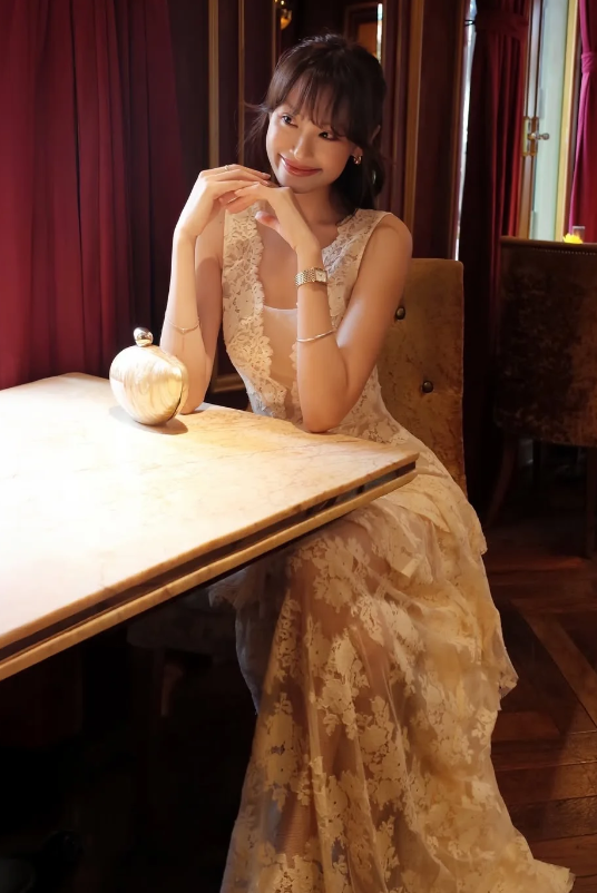 Fairy Sheath Lace Long Prom Dress White Evening Dress DP07441