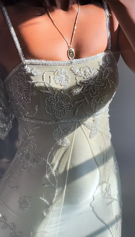 Chic Gradient Brown Prom Dress Sheath Satin Long Evening Dress DP07644