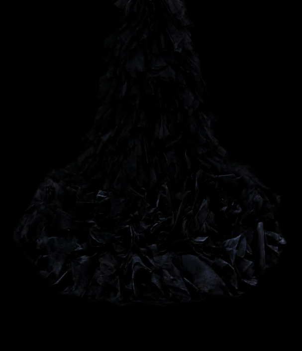 Chic Black Prom Dress Sheath Satin Long Evening Dress DP07852