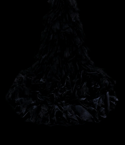 Chic Black Prom Dress Sheath Satin Long Evening Dress DP07852