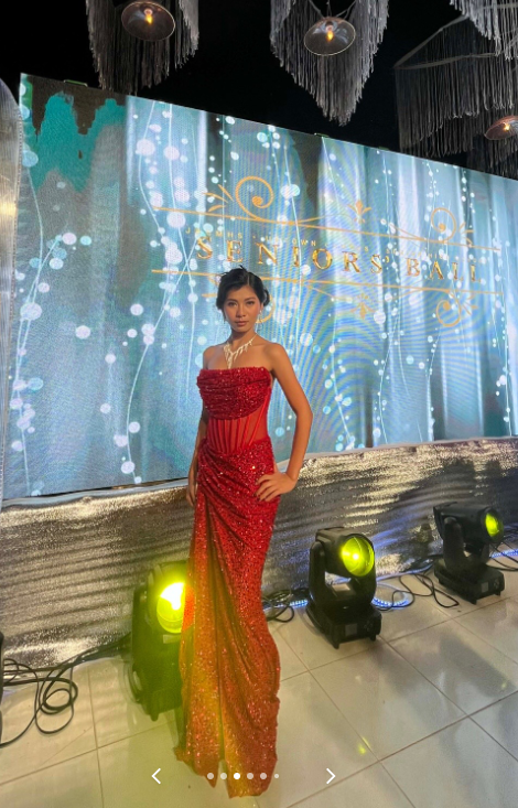 Pretty Sheath Sequins Long Evening Dress Red Prom Dress DP08069