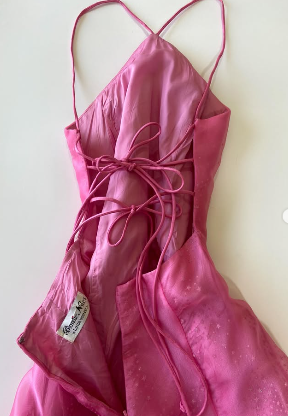 Fairy Hot Pink Prom Dress Sheath Tulle Long Evening Dress DP08209