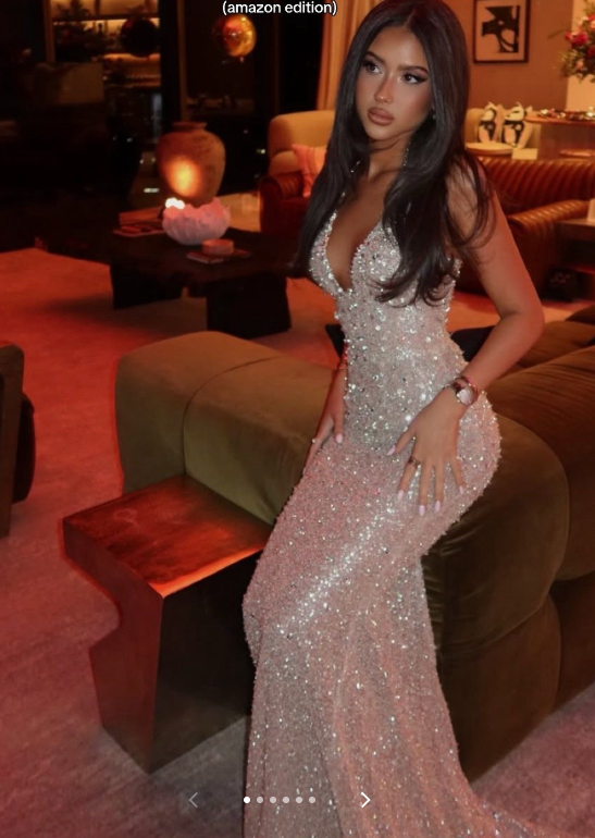 Vintage Pink Prom Dress Sheath Beaded Satin Long Evening Dress DP08224