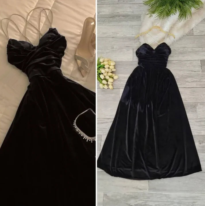 Süßes A-Linie Spaghettiträger Königsblau Sommerkleid zum 18. Geburtstag Hoco Kleid Geburtstagsoutfit 15. Geburtstag Partykleider DP1146