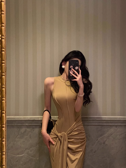 Elegantes ärmelloses Meerjungfrauenkleid zum 21. Geburtstag, Partykleid, Geburtstags-Outfits, Geburtstagskleid-Ideen für Frauen, DP1286