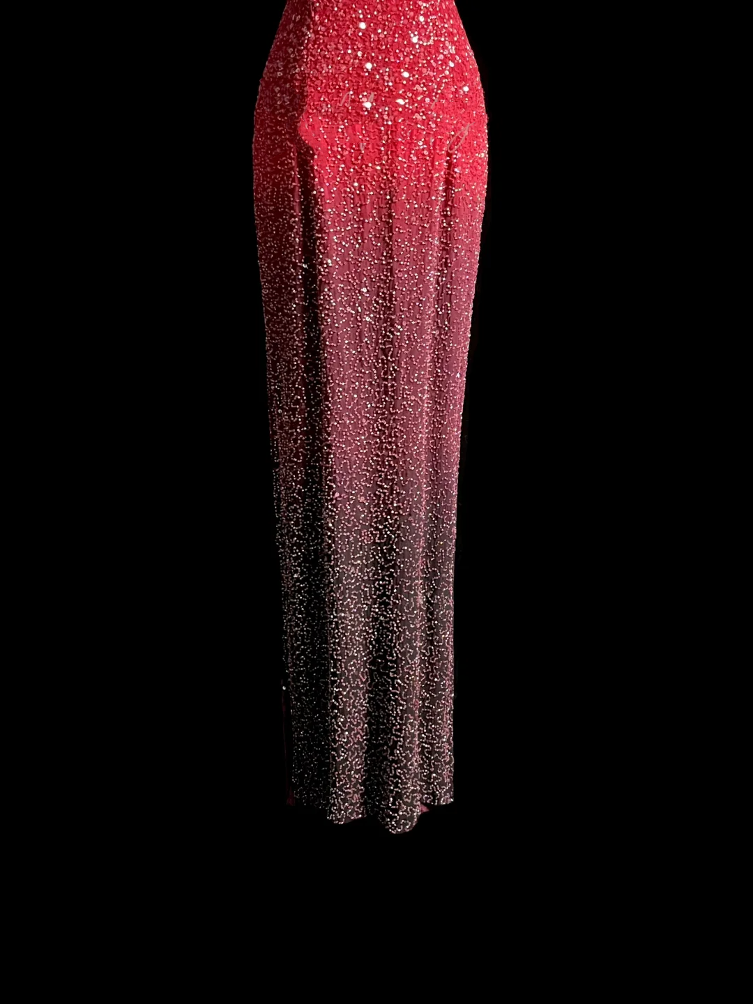 Robe de bal longue rose à paillettes, style sirène, dos nu, style vintage, robe de soirée, robe de remise de diplôme, DP2044
