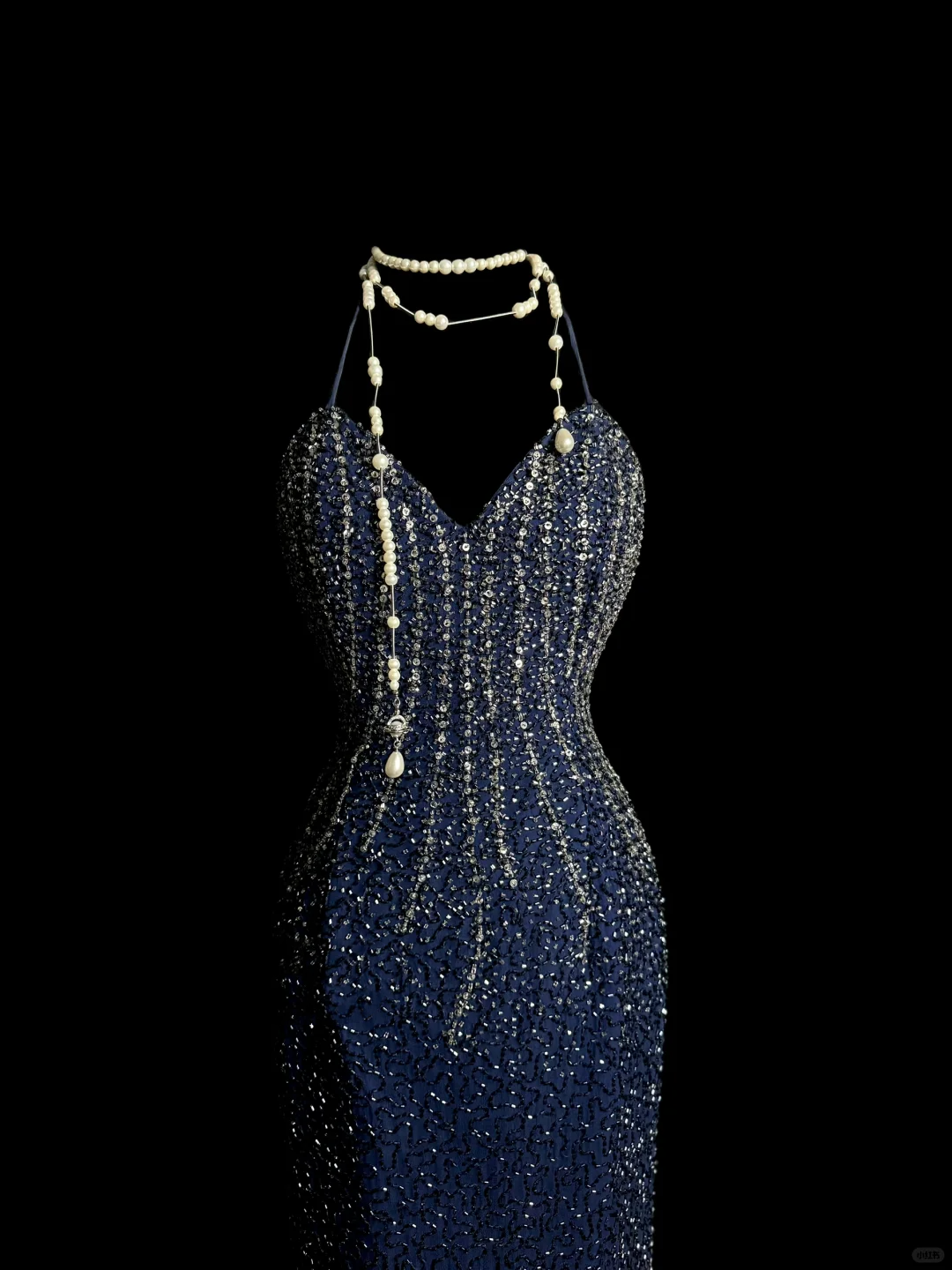 Pretty Mermaid Halter Navy Blue Sequin Backless Long Night Dinner Evening Dresses Formal Summer Wedding Guest Dresses Wedding Guest Outfits DP2068
