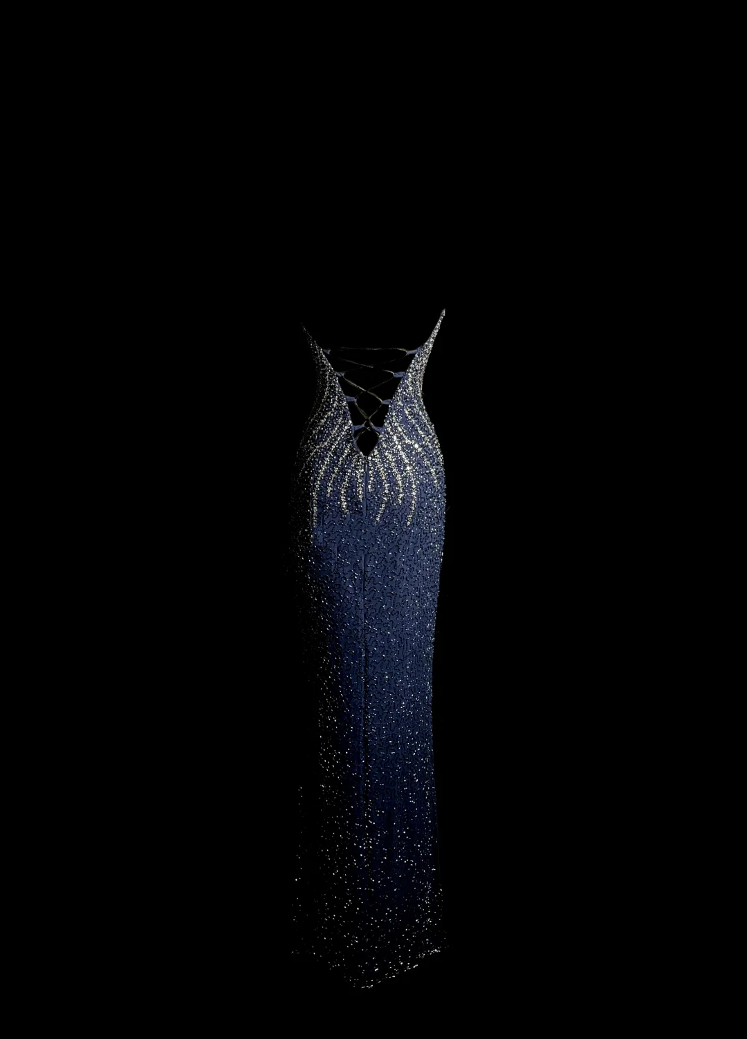 Pretty Mermaid Halter Navy Blue Sequin Backless Long Night Dinner Evening Dresses Formal Summer Wedding Guest Dresses Wedding Guest Outfits DP2068