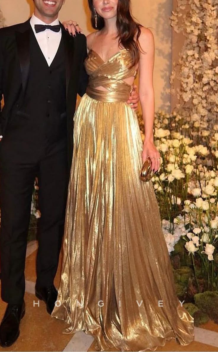 Simple A Line Spaghetti Straps Gold Night Dinner Evening Dresses Formal Summer Wedding Guest Dresses With Scarf Wedding Guest Outfits DP2213