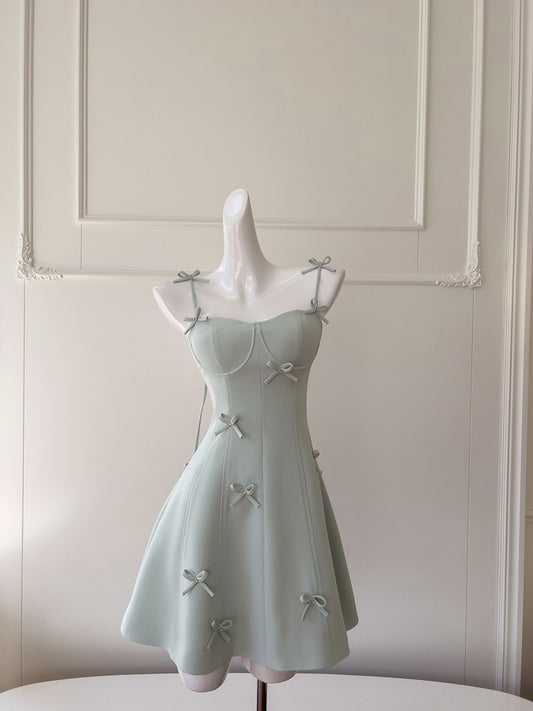 Sexy A line Spaghetti Straps Sage Green Satin Short Homecoming Dress Summer Hoco Dresses Cocktail Dress Birthday Outfits DP2286