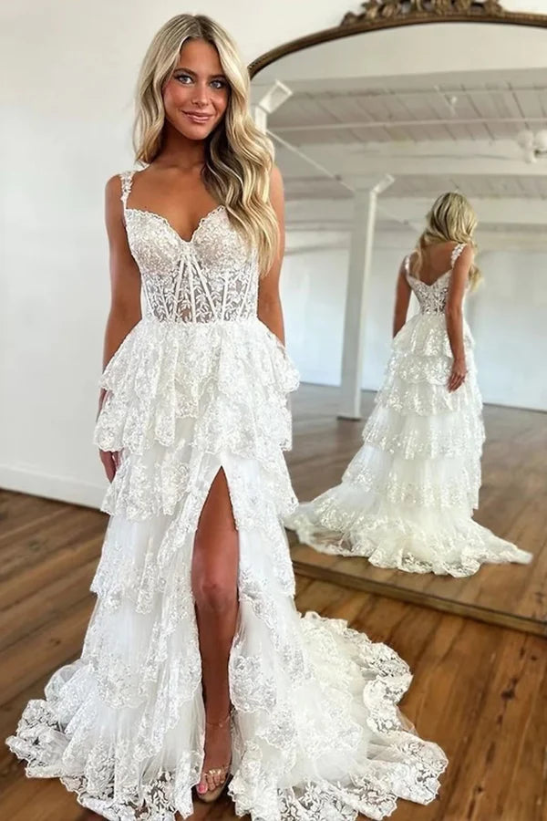 Elegant Prom Dresses Formal Court Train Sleeveless Off Shoulder Tulle with Sequin Slit Evening Dresses DP268