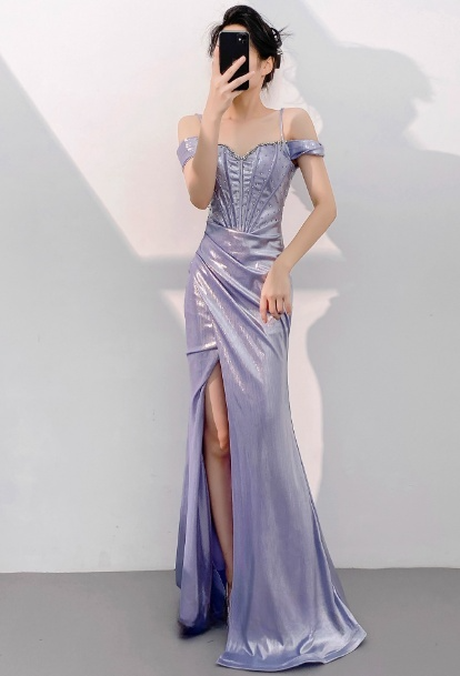 Süßes Ballkleid Spaghettiträger Silbergrau Mini Kurzes Formales Homecoming-Kleid Party Kurzes Ballkleid Hoco Kleider DH2684