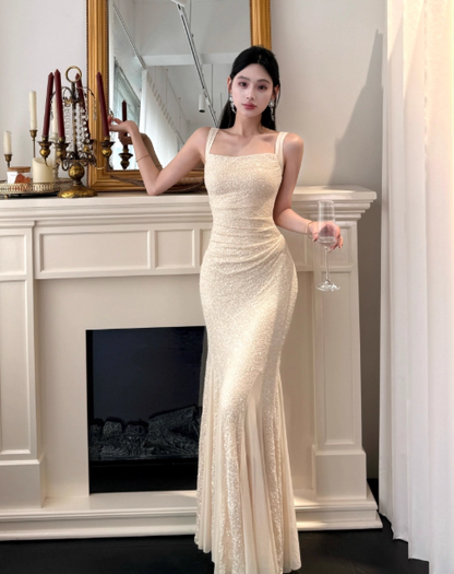 Süßes Ballkleid Spaghettiträger Silbergrau Mini Kurzes Formales Homecoming-Kleid Party Kurzes Ballkleid Hoco Kleider DH2684