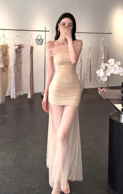 Süßes Ballkleid Spaghettiträger Silbergrau Mini Kurzes Formales Homecoming-Kleid Party Kurzes Ballkleid Hoco Kleider DH2684