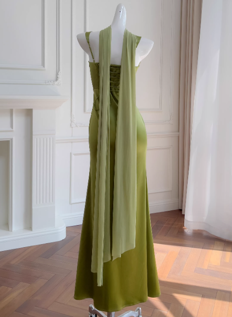 Robe de bal courte à bretelles spaghetti, gris argenté, robe de soirée courte, robe de bal Hoco DH2684