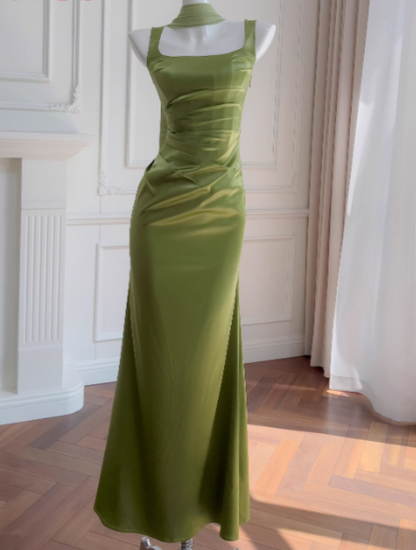 Robe de bal courte à bretelles spaghetti, gris argenté, robe de soirée courte, robe de bal Hoco DH2684