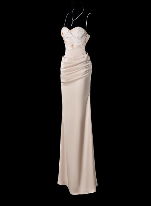 Robe de bal courte à bretelles spaghetti, gris argenté, robe de soirée courte, robe de bal Hoco DH2684