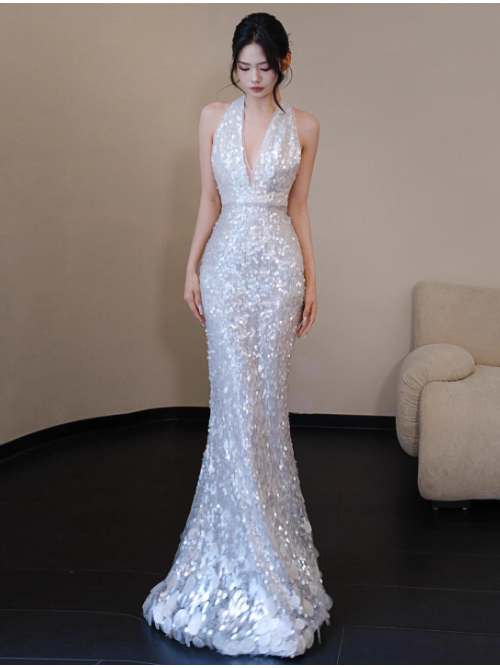 Süßes Ballkleid Spaghettiträger Silbergrau Mini Kurzes Formales Homecoming-Kleid Party Kurzes Ballkleid Hoco Kleider DH2684