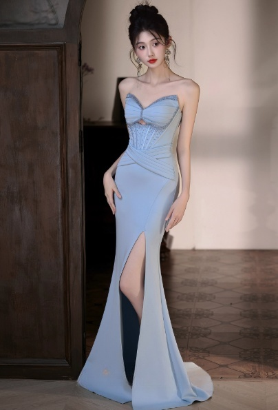 Süßes Ballkleid Spaghettiträger Silbergrau Mini Kurzes Formales Homecoming-Kleid Party Kurzes Ballkleid Hoco Kleider DH2684