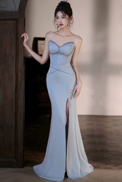 Süßes Ballkleid Spaghettiträger Silbergrau Mini Kurzes Formales Homecoming-Kleid Party Kurzes Ballkleid Hoco Kleider DH2684