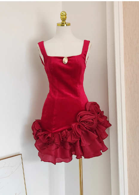 Süßes Ballkleid Spaghettiträger Silbergrau Mini Kurzes Formales Homecoming-Kleid Party Kurzes Ballkleid Hoco Kleider DH2684
