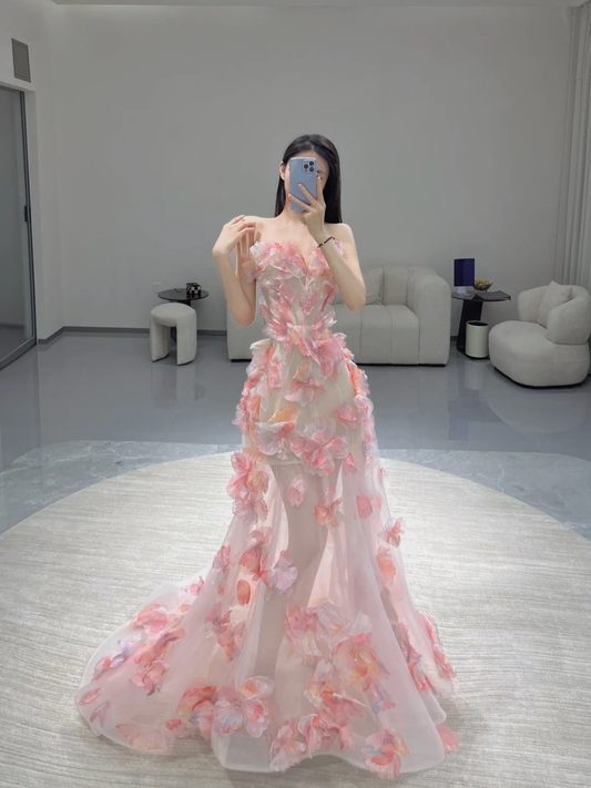 Ziemlich Sexy Meerjungfrau Lange Prom Abendkleider Einfache Partykleider Abschlusskleid DP490
