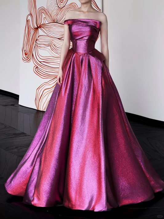 Wunderschönes Ballkleid trägerlos Pailletten lange Ballkleider Abschlusskleider DP661