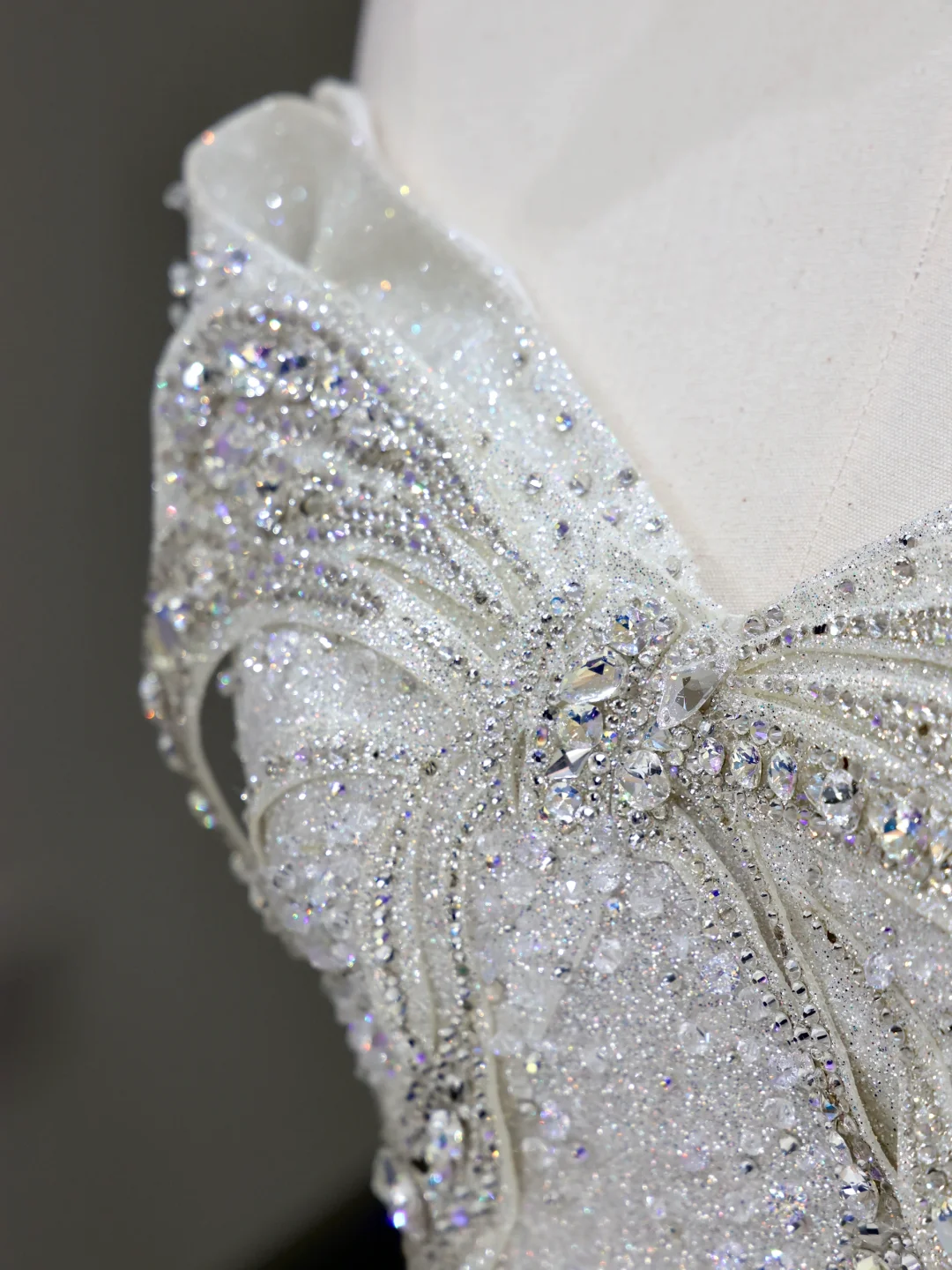 Prinzessin Brautkleid Ballkleid Schatz Weiß Pailletten Brautkleider Mit Bow-knot Brautkleider DP816