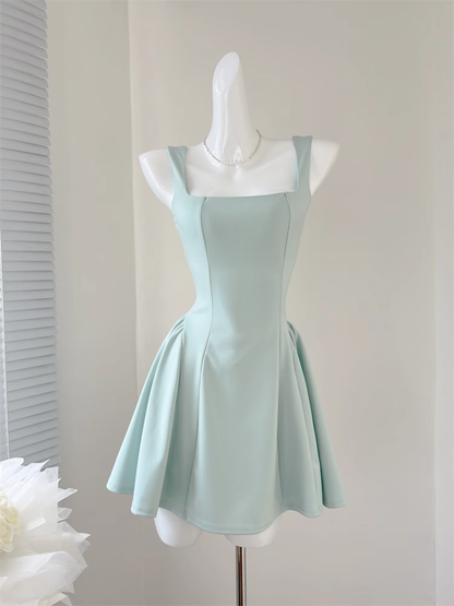 Robe taille haute au tempérament d'été doux et de niche DP0005