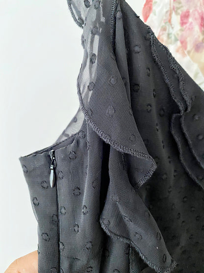 Sexy High Low Spaghetti Straps Floral Lace Summer Dress Holiday Party Outfits For Women DP0019