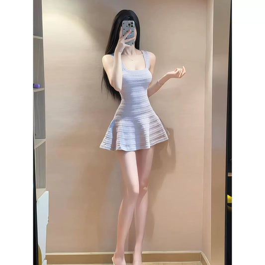 Robe bleue pour femme S953