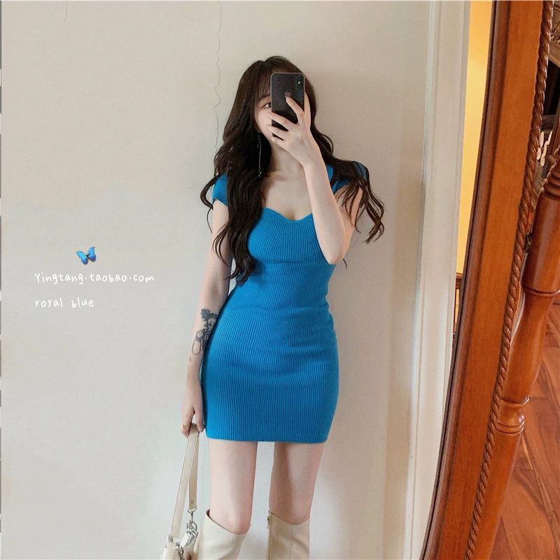 Blue Women's Dress S208