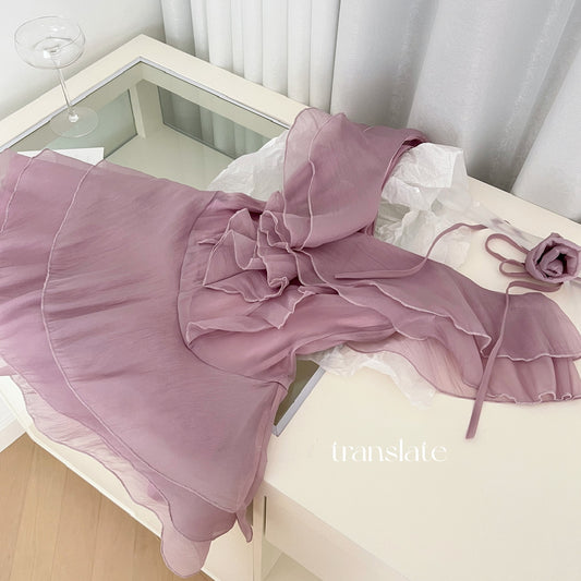 Süßes A-Linien-Sommerkleid mit V-Ausschnitt und mehreren Lagen, Urlaubsparty-Outfits für Mädchen, DP0148