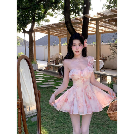Robe rose tendance S745