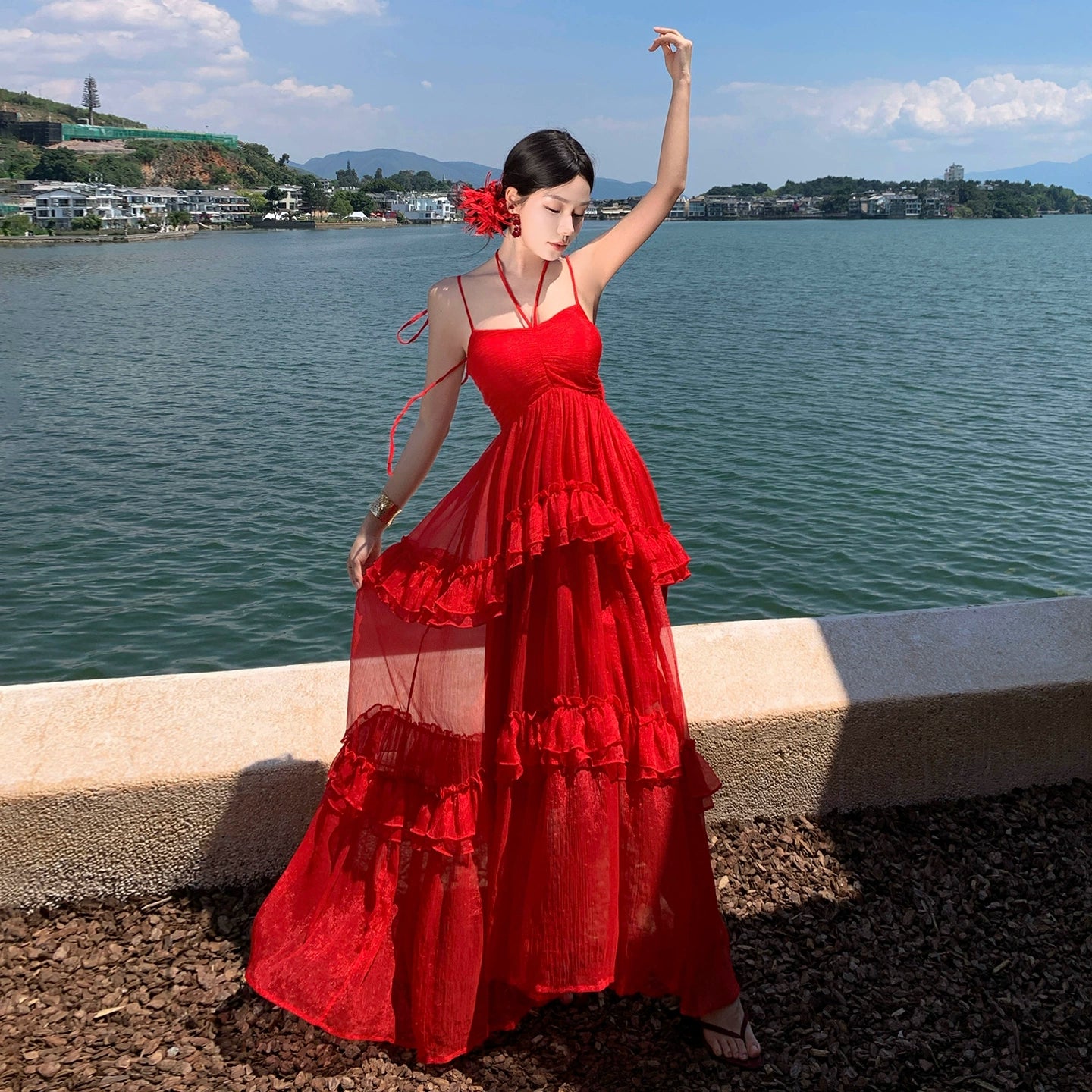 Red  Women’s Dress S924